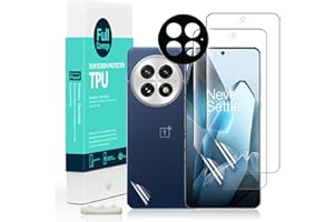 Ibywind 2-częściowy ochraniacz ekranu do OnePlus 13 5G 6,82",elastyczna folia TPU,z 1 osłoną obiektywu aparatu, 1 folią tylną [łatwa instalacja]