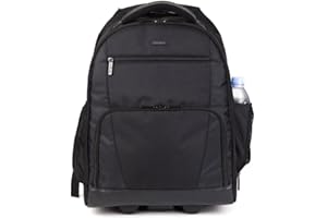 Targus Laptop Roller Bag, Fits Laptop up to 16", Metro Roller Bag Designed for Business Professional Travel and Commuter, Water-resistant - Black