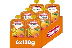 Plasmon I Fruttini - Mela, Fragola e Lampone 6x130g