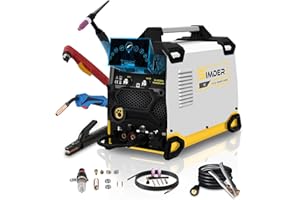 S SIMDER SSIMDER MIG Welder 200A Plasma Cutter Welder Combo 10 in 1 multiprocess Welder Pulse MIG/Gas MIG/Flux Core/HF TIG/Stick/Cut Aluminum Welder Welding Machine for Home DIY Outdoor