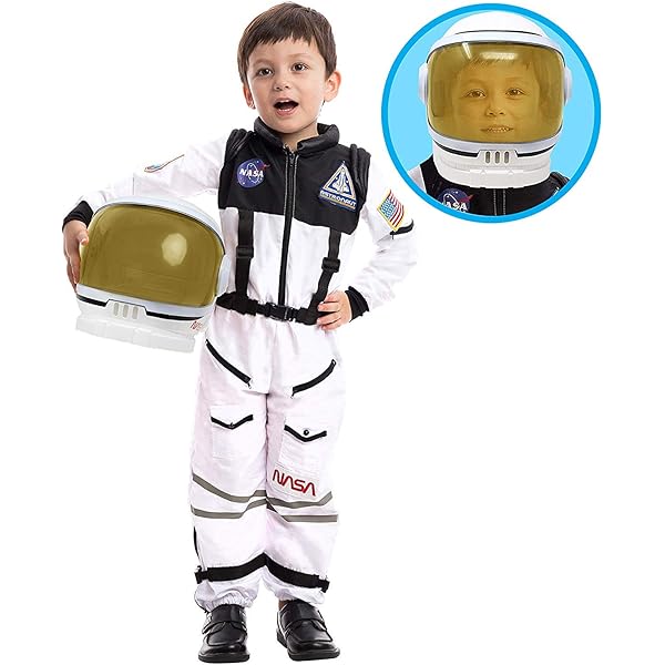 thumbnail image 2 of ReliBeauty Astronaut Costume For Kids - Boys & Girls Space Suit With Helmet For Halloween, Cosplay & Dress-Up 2 of 6