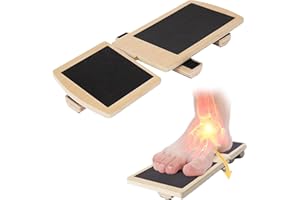 PUASOK Legno Tavoletta Propriocettiva Caviglia, Balance Board, Tavola Propriocettiva Per Lo Stretching Della Caviglia, Esercizi Di Stabilità, Correzione Della Postura
