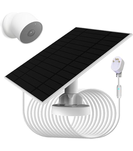 Google Nest Cam ホワイト Google Nest Cam z reflektorem – na zewnątrz z kablem