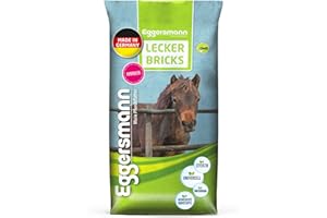 Eggersmann Lecker Bricks Himbeer für Pferde, 1-er Pack (1 x 25 kg)