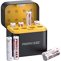 Mspalocell Batterie Ricaricabili AAA Con Caricabatterie, 8 Slot 5V/2A USB Ricarica Rapida Portatile Per Batterie Ni-MH 1,2V Ricarica Indipendente, 8 - Foto 3