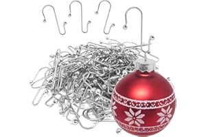 ‎COM-FOUR com-four® 100x Premium Haken für Weihnachtsbaumschmuck – Robuste Doppelhaken für Weihnachtsbaum-Deko - Perfekt für Deko-Anhänger