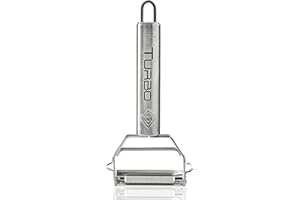 Éplucheur Légumes et Fruits Turbo - Éplucheur Julienne en Acier Inoxydable Ultra Tranchant