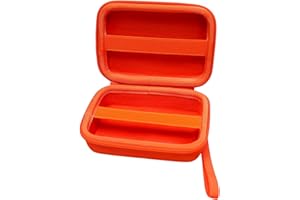 XANAD Tragetasche für 400+ Sammelkarten, passend für UNO, SKYJO, Pokemon, Phase 10 Junior, Cards Against Humanity Das lustige Kartenspiel Schwarz (Orange)