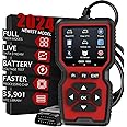 KASTWAVE OBD2 Scanner Diagnostic Tool, Check Engine Code Reader OBD2 Scanner with Reset, Mode 6, Mode 8 & I/M Readiness, Auto Check Engine Light Car Diagnostic Scan Tool, for All OBDII Car After 1996