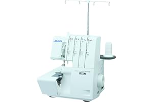 JUKI MO-104D - Macchina da Cucire in Metallo e PVC, 31,5 x 29 x 29 cm, Colore: Bianco