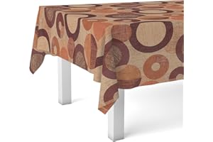 Martina Home Mantel Hule TAMBRE Pomarańczowy 140 Okrągły