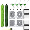 AiLomey Replacement Parts for iRobot Roomba i7 i7+ i3 i3+ i4 i4+ i6 i6+ i8 i8+ j7 E5 E6 E7 Vacuum Cleaner,Accessories Kit Include 1 Sets Roller Brushes,4 Filters,4 Side Brushes,4 Dust Bags