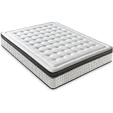 LUXIABED Mattress 150 x 190 Dual Pocket Springs: Differentiated Faces. Comfort + Medium Firmness MemorySens. Hygienic and Bre