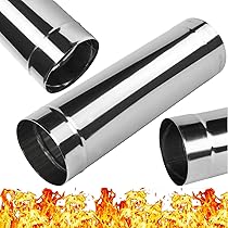 Ofenrohr Bogen 90 Grad Edelstahl - Kaminrohr Bogen 11cm Durchmesser