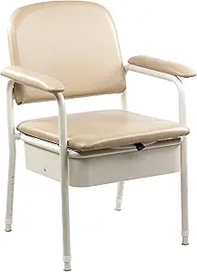KosmoCare Premium Imported Elegant Bedside Commode chair with inbuilt discrete commode access