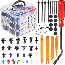 Kit De Grapas Para Coche - 240 Piezas Y 5 Herramientas, 12 Tamaños, Para Puertas, Parachoques Y Paneles, Material De Nylon Resistente
