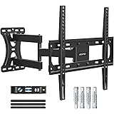 Amazon Brand - Eono TV Bracket Wall Mount Swivel and Tilt for Most 26-55 inch TVs, Fits VESA 75mmx75mm-400x400mm, Weight up t
