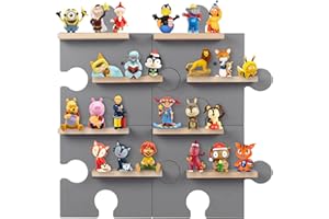 ZOEON Kinder Regal kompatibel mit Tonies für über 20 Figuren - Puzzle Design - zum Spielen und Sammeln - für Kinder Baby Zimmer