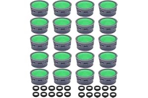 LMOGWL 20 Pezzi Filtro Rubinetto con Guarnizioni, Aeratore e Spina Filtro Acqua, Accessori Bagno e Parti di Ricambio per Bagni e Cucine
