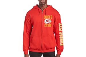 Junk Food Unisex NFL MVP Zip Hoodie Kapuzen-Sweatshirt