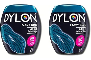 Dylon New 350g Navy Blue Machine Dye Pod 2 Pack