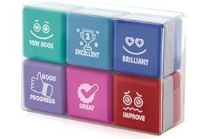 FRAGA IMPORT, S.L. Pack 6 Sellos MOTIVACION Ingles