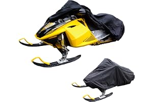 Budge SM-4 Sportsman snöskoterskydd, vattentät, svart, XL: passar snöskoter 368,3 cm L x 129,5 cm B x 121,9 cm H
