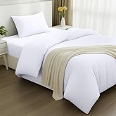 Utopia Bedding - Duvet cover for 90 cm bed, fitted sheet 90 x 190 cm and pillowcase (50 x 75 cm) - Duvet cover 135 x 200 cm -