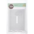 Sizzix Framelits Rectangles 2 Die Set, Pack of 10, Grey
