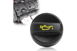 SOPWMAP Tapón de Llenado de Aceite de Motor y Tapón de Depósito de Refrigerante, Compatible para 207, 208, 301, 308, 508, 2008, 3008, 5008, Partner - Plástico ABS, OEM: 9670015080, 1180S5, 9674157180