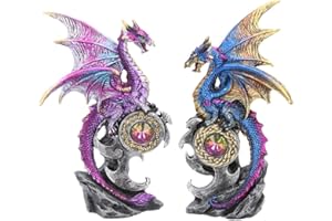 Nemesis Now - Juego de 2 protectores de figuras 15cm, color morado