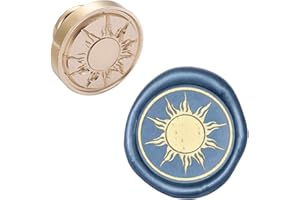 craspire Wax Seal Stempelkopf Sun Abnehmbare Versiegelung Messing Stempelkopf Für Kreative Geschenkumschläge Einladungskarten Dekoration