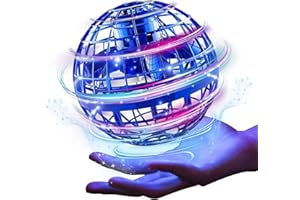 H&S Professional Flying Orb Ball Boomerang Spinner Mini Drone Orb Ball 360 Rotating Magic RGB Led Light Orb Indoor Outdoor Toys Kids Gift