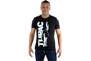 ABSOLUTE CULT Tupac Men's Side Photo T-Shirt