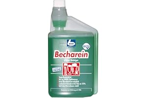 DR.BECHER 3x Dr. Becher Becharein Gläser Reiniger Dosierkammerflasche 1 Liter