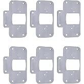 Badem10 Cabinet Cover Stone Hinge Repair Sheet Nobel Practical Repair Kit 6.5x9 cm Slot Table 6 Pieces