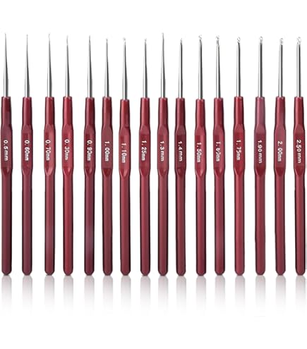 3 Knüpfhaken Set - Kordelmacher Für Strickprojekte Mit Ergonomischem Griff