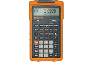 Calculated Industries 4325 HeavyCalc Pro Feet-Inch, Tenths, Yards and Metric Construction Math Calculator Tool for Engineers, Estimators, Excavators, Highway Contractors and Heavy Equipment Operators