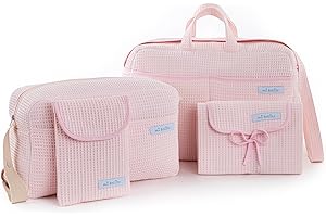 mi bollito - Pack Esencial para Mamás, Papás y Bebés: Bolsa de maternidad, bolso de paseo, cambiador portátil y organizador de pañales y toallitas. Fabricado en España.