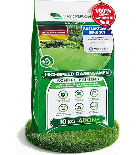 Manna Rasendnger DUR Profi Aktiv mit Langzeitwirkung fr eine krftige,  dichte Grasnarbe vermindert Moos- und Unkrautbildung 20kg : Amazon.de:  Garten