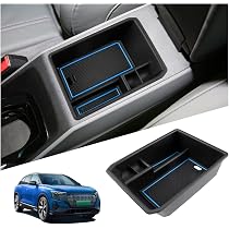 Organizer Bracciolo Audi Q4 E-tron 2021-2024 - Portaoggetti Console Centrale Per Auto Elettrica