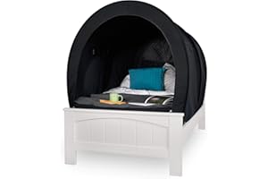 Snuggy Pod Bed Canopy – Blackout (Single Size) | Premium Portable Indoor Sleep Tent for Beds | Relaxing Shelter for Sensory Children | Lightweight & Breathable Fabric | Foldable Design & Easy Assembly