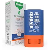Siveno 100% Doğal Stick G&uuml;neş Koruyucu Mineral Filtreli Renkli Ton Eşitleyici Hassas UVA UVB SPF50+ 15 gr