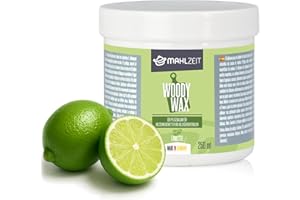 Mahlzeit Wosk pszczeli do pielęgnacji desek do krojenia "WOODY WAX" | 250 ml | 100% naturalny | do pielęgnacji i ochrony mebli drewnianych lub bambusowych, deski do krojenia, bloków rzeźniczych