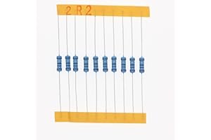 HUABAN 100 Sztuki 0.5 Watts 1/2W 2R2 2.2 Ohm 1% Rezystor folii metalowej