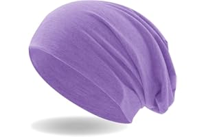 Hatstar® | Klassische Damen Beanie Mütze | Herren Jersey Longbeanie | Unisex | Elastisch, leicht und weich