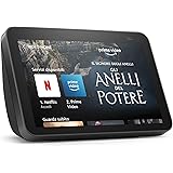 Echo Show 8 (2ª generazione, modello 2021) | Schermo intelligente HD con Alexa e telecamera da 13 MP | Antracite