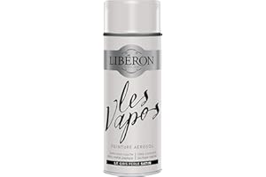 Libéron Peinture aérosol Les vapos, Le Gris Perle Satin, 400ML
