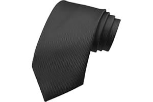 AHLPO Elegante Krawatte für Herren 8 cm, Herren Krawatten, Klassische Schlips Herren für Hochzeit, Büro, Party und Festliche Veranstaltungen - Einfarbig in Verschiedenen Farben Tie