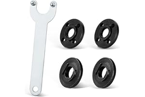 Rybtd Klucz Kątowy do Szlifierki 125 mm - Nakrętka Kołnierzowa z Kluczem i Wewnętrznym Kołnierzem Zewnętrznym, Nasadki do Szlifierki Kątowej